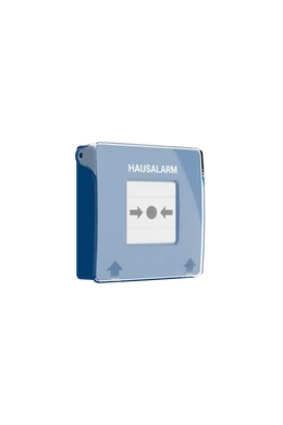 AJAX ManualCallPoint Jeweller - Vezeték nélküli kézi jelzésadó tűz esetére, kék szín