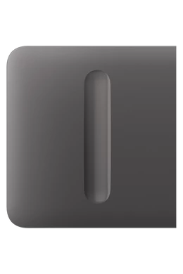 AJAX LightSwitch SideButton (Dimmer) - Oldalsó fényerőszabályzós gomb sorolókerethez, szürke szín