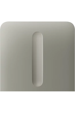 AJAX L.S. SideButton (Dimmer) Vert.-Oldalsó fényerőszabályzós gomb függőleges sorolókerethez, oliva