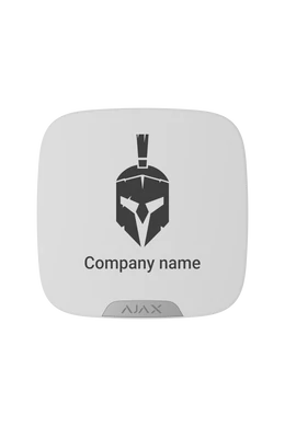 AJAX Brandplate - Egyedileg logózható kültéri hangjelző előlap