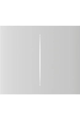 AJAX LightSw. CenterButton (2-gang) Vertical - Középső 2-es gomb függőleges sorolókerethez, fehér