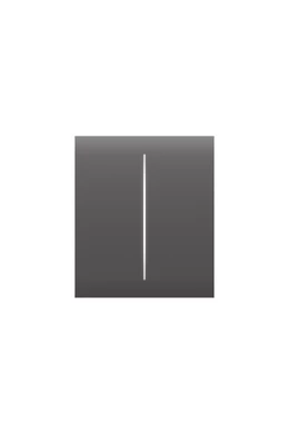 AJAX LightSwitch CenterButton (2-gang) - Középső kettes gomb sorolókerethez, szürke szín