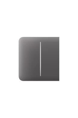 AJAX LightSwitch SideButton (2-gang) - Oldalsó kettes gomb sorolókerethez, szürke szín
