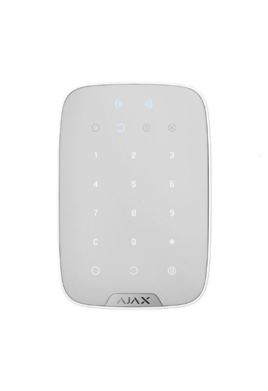 AJAX Keypad Plus - Vezeték nélküli érintésvezérelt kezelő panel, RFID olvasóval