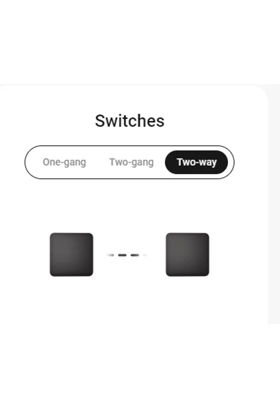AJAX LightSwitch LightCore (2-way) - Intelligens alternatív kapcsoló (Típusjele: 106)