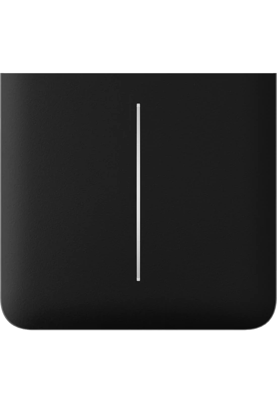 AJAX LightSw. SideButton (2-gang) Vertical - Oldalsó kettes gomb függőleges sorolókerethez, fekete