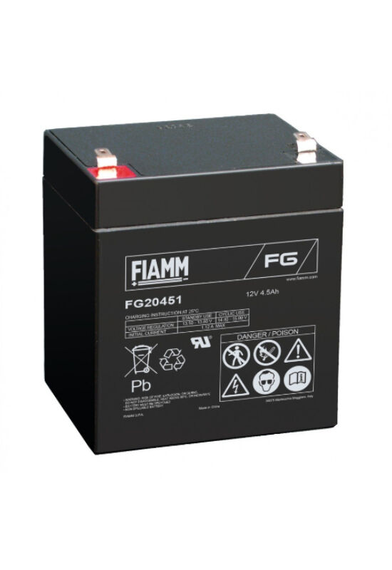 FG20451 Fiamm 12V 4,5Ah akkumulátor