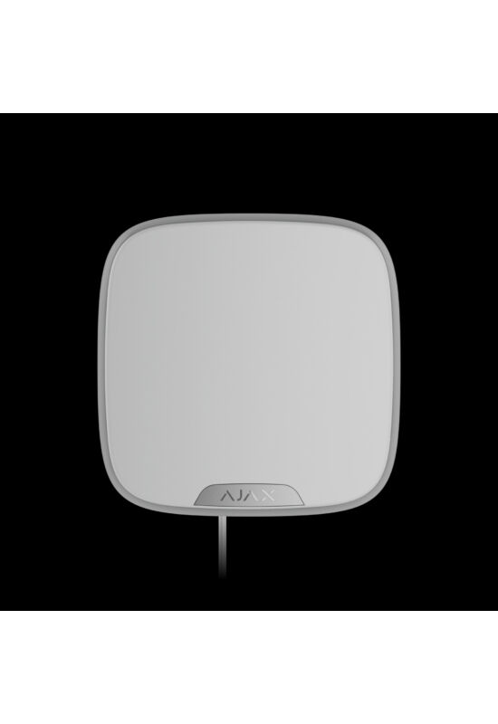Ajax StreetSiren DoubleDeck Fibra WH - Vezetékes kültéri hang- és fényjelző egyedi logóval