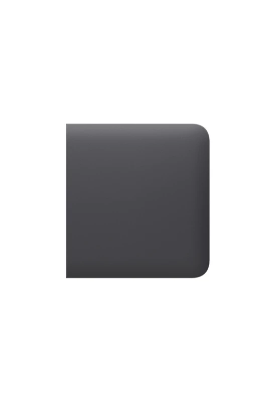 AJAX LightSwitch SideButton (1-gang/2-way) - Oldalsó egyes gomb sorolókerethez, grafit szín