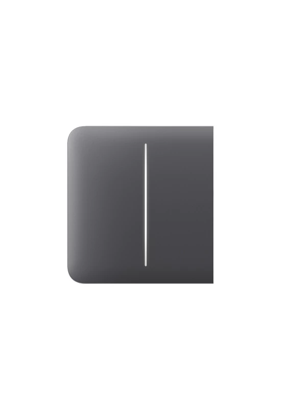 AJAX LightSwitch SideButton (2-gang) - Oldalsó kettes gomb sorolókerethez, grafit szín