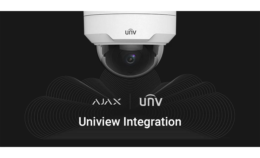 Csatlakoztassa az Uniview kamerákat és NVR-ket az Ajax-hoz néhány érintéssel