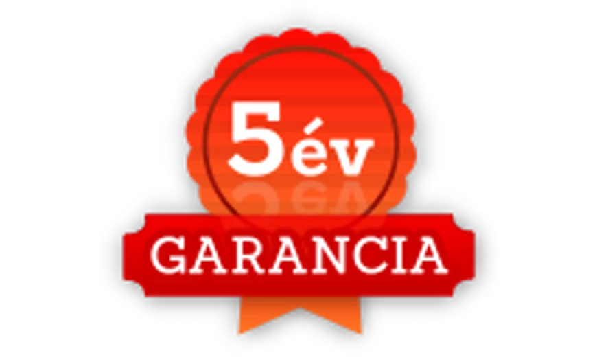 5 év garancia