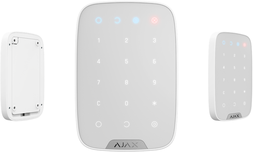 DummyBox Ajax Keypad - Ajax KeyPad burkolat, fehér szín