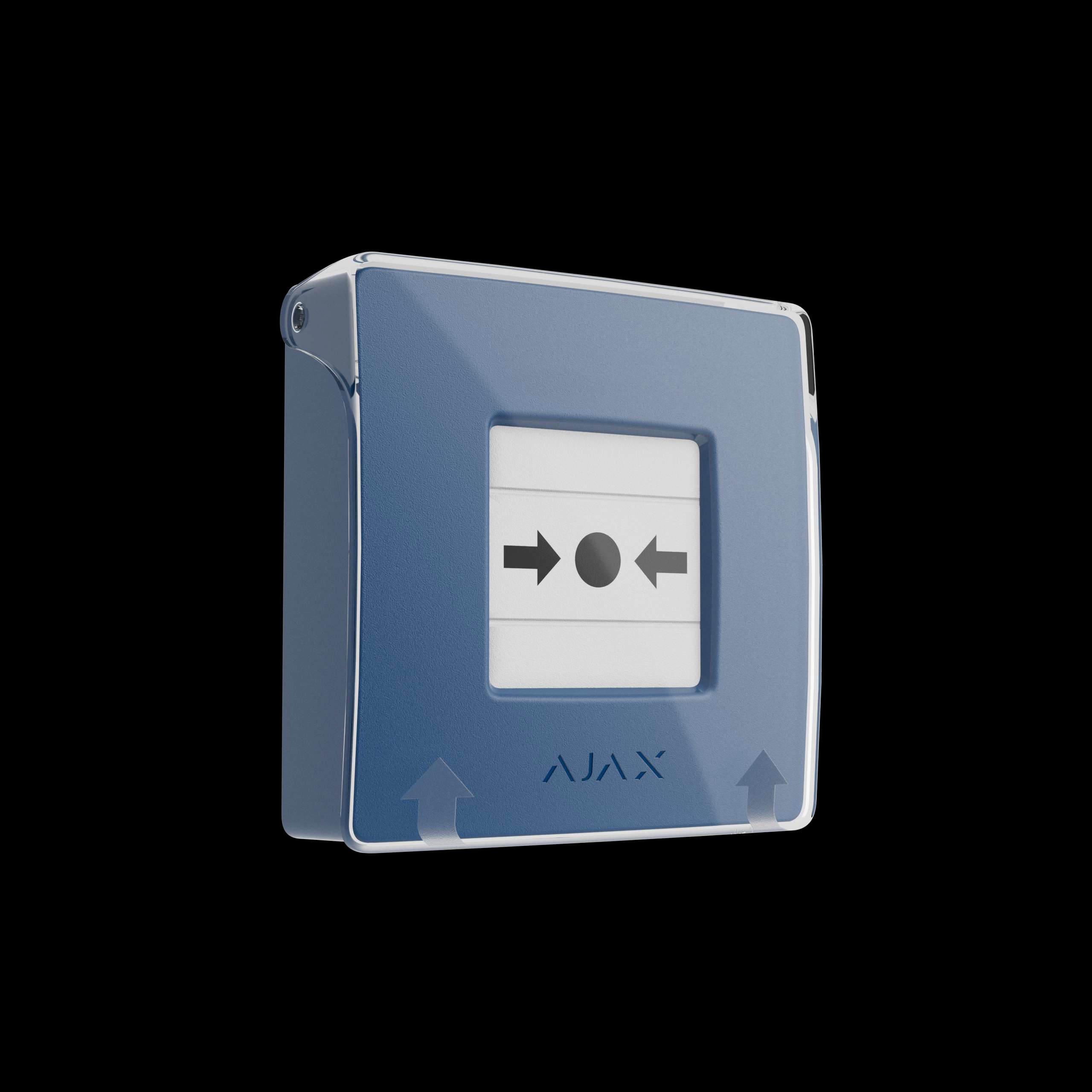 AJAX ManualCallPoint Jeweller - Vezeték nélküli kézi jelzésadó tűz esetére, kék szín
